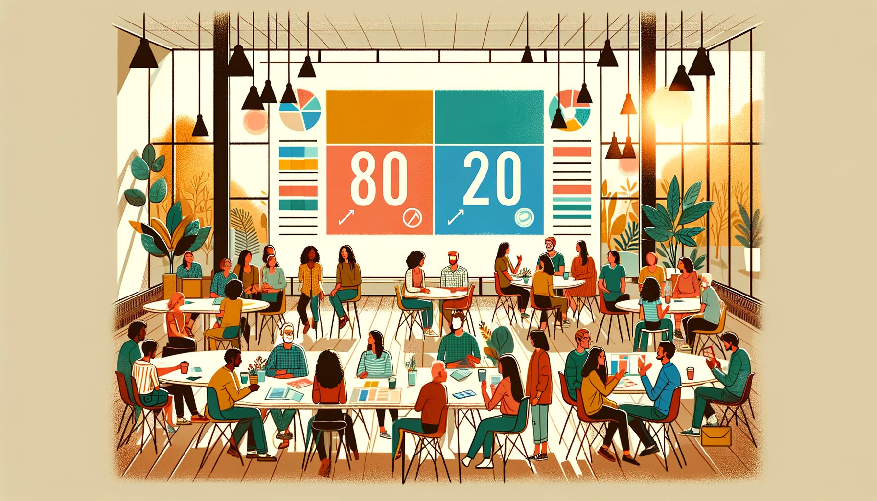 Community building - the few members and rituals that create most belonging