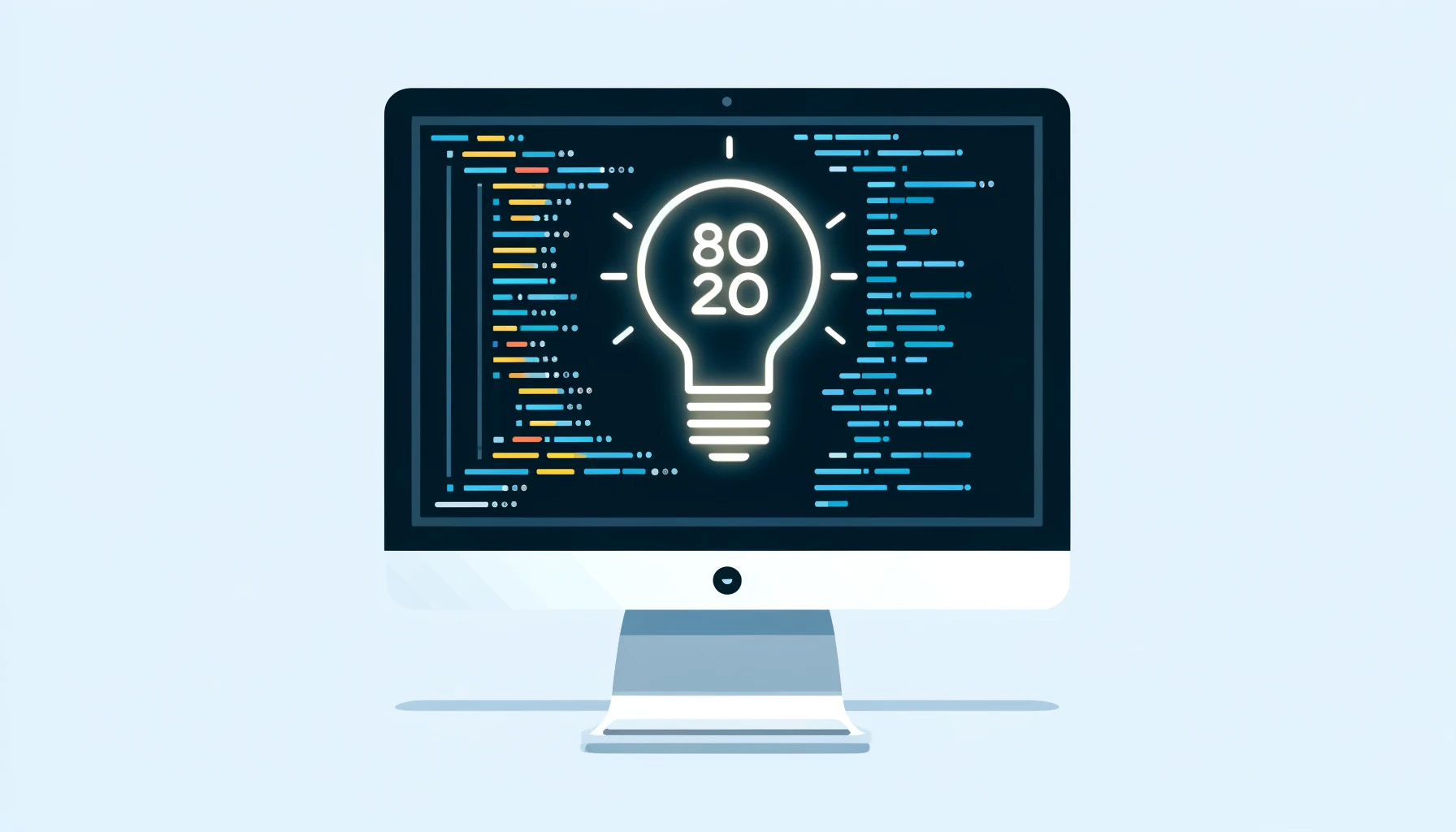 80/20 rule in learning programming