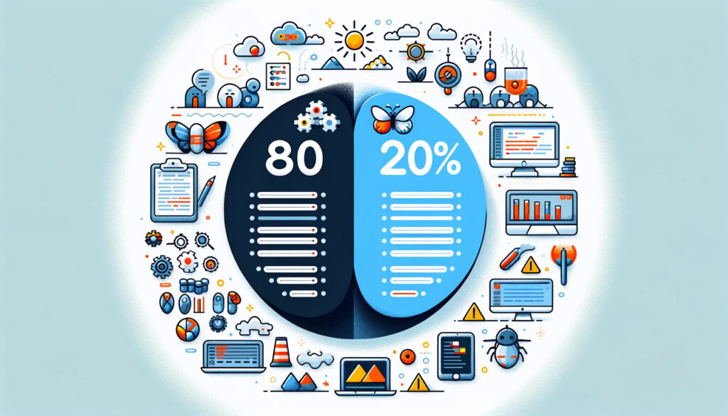 80/20 rule in testing