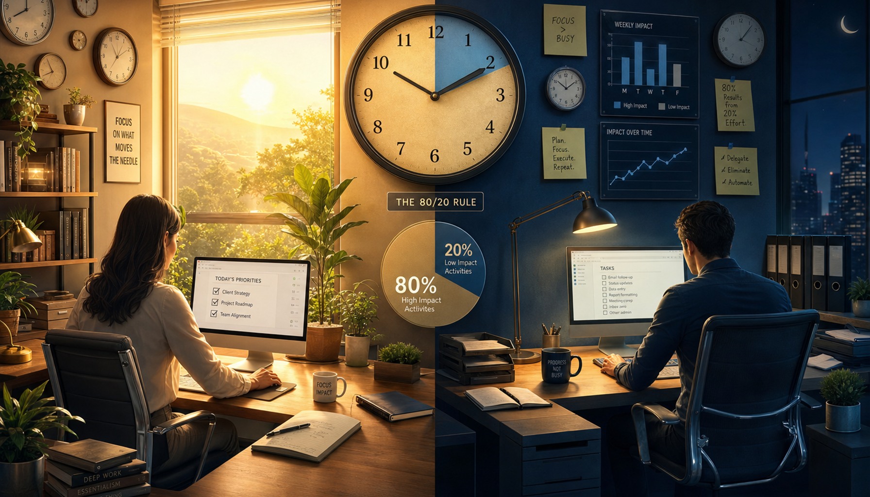 80/20 rule in time management