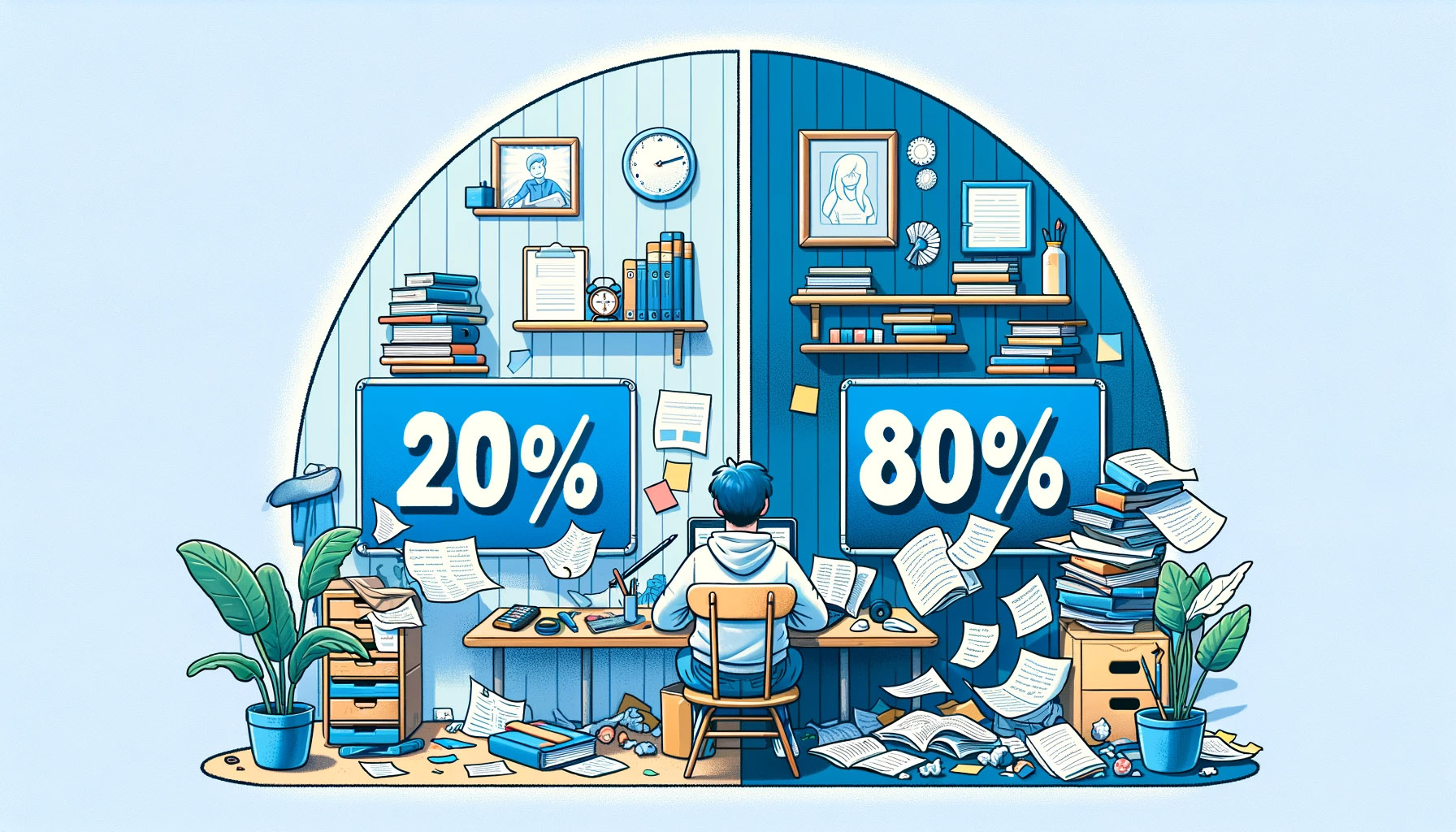 80/20 rule in studying