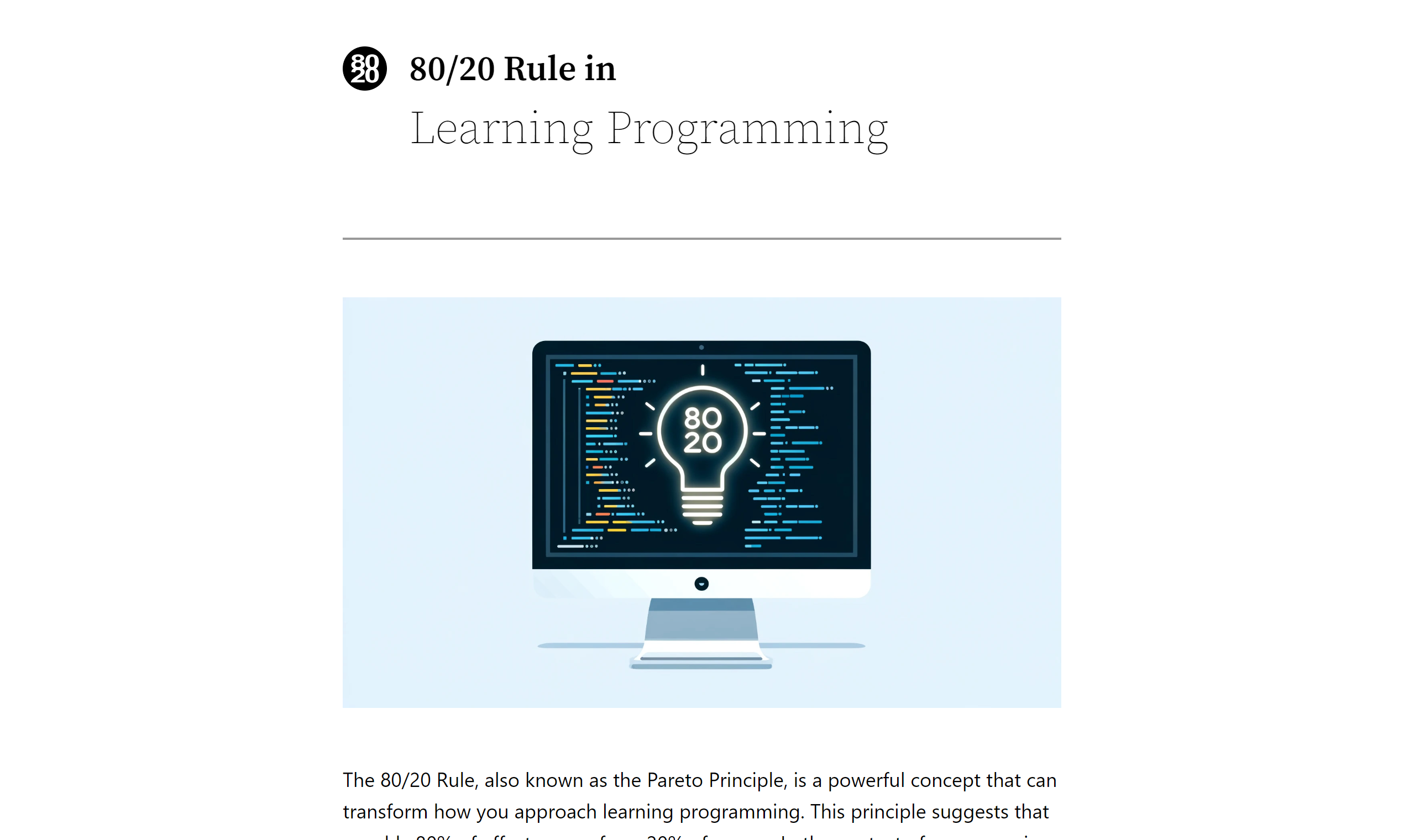 8020.in Programming Screenshot